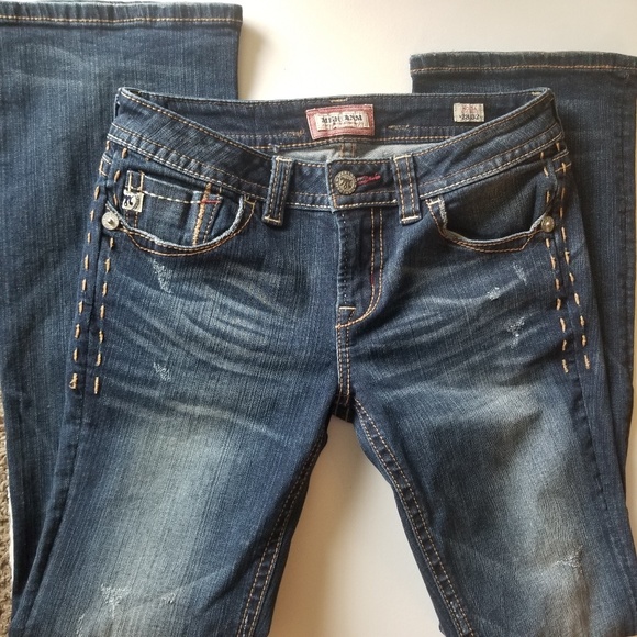 MEK Denim jeans Noida slim boot 28 - Picture 3 of 7